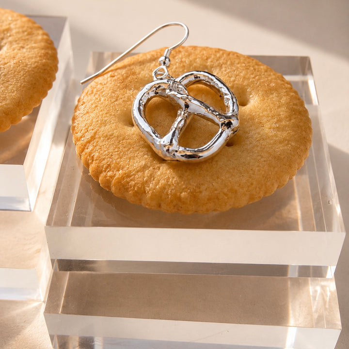 Pretzel Earrings