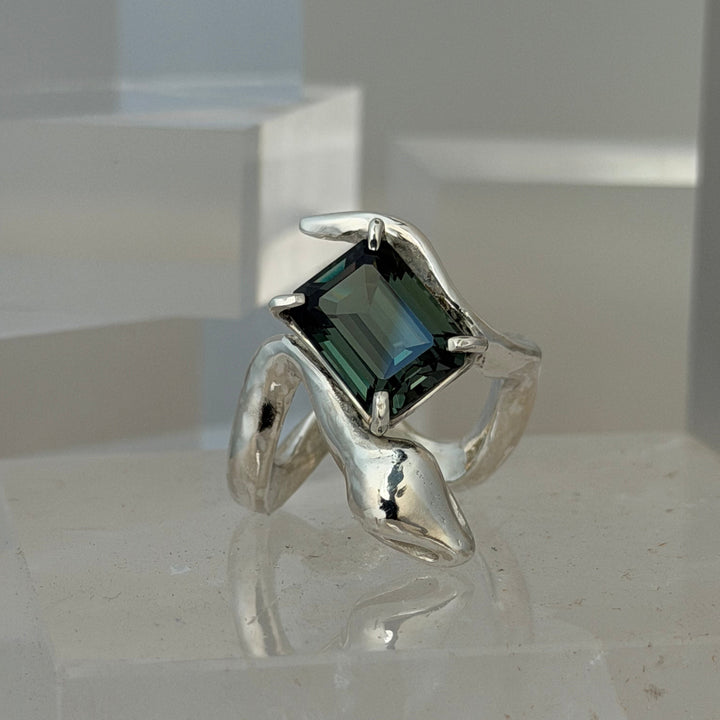 Sacred Gem Snake Ring