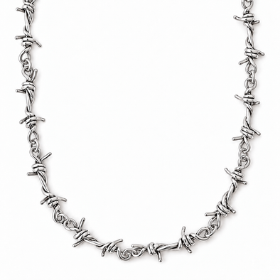 Barbed Wire Necklace