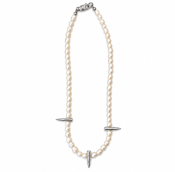 Spike Pearl Necklace
