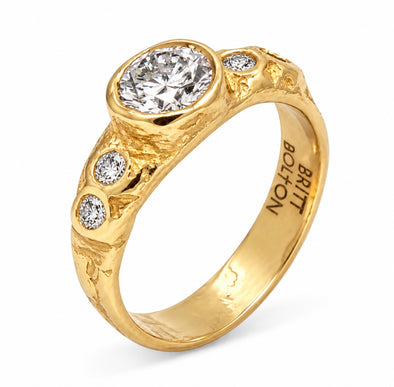 5 Diamond Band 14K