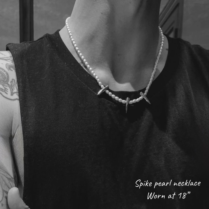 Spike Pearl Necklace