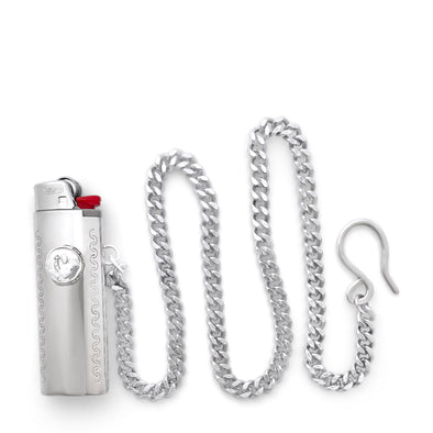 Holy Coin Lighter Case with Chain