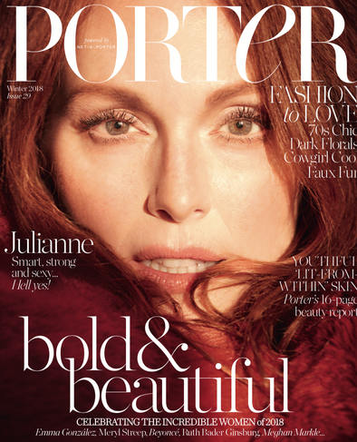 porter magazine with julianne moore