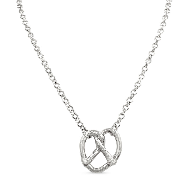 pretzel necklace