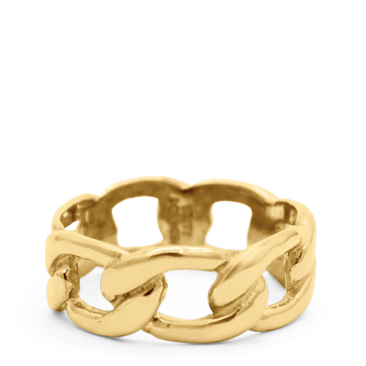 Chain Link Ring 14k