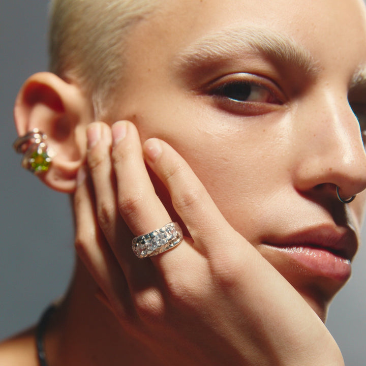Glacier Ring - Moissanite