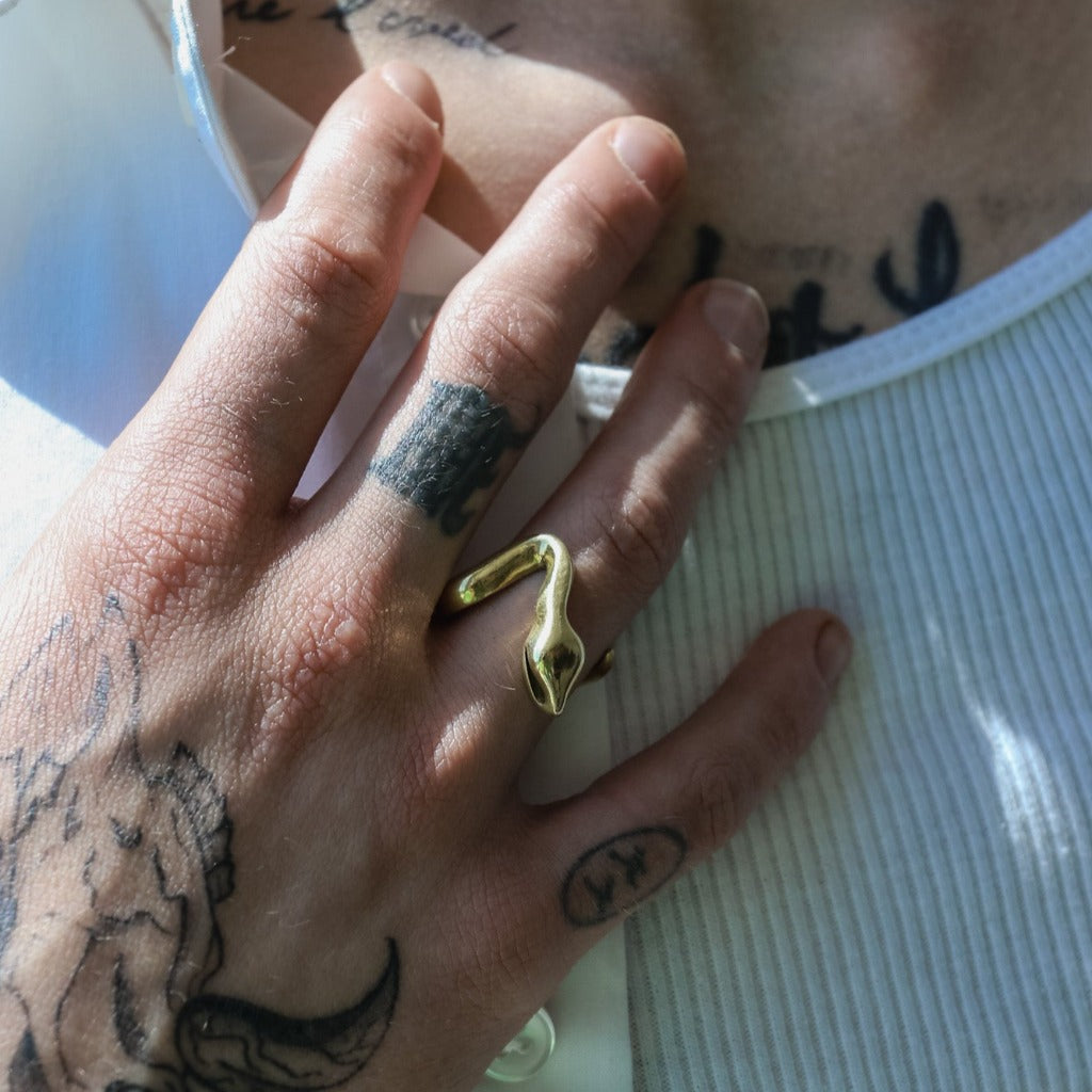 Open Snake Ring | NYC Jewelry – www.brittbolton.com