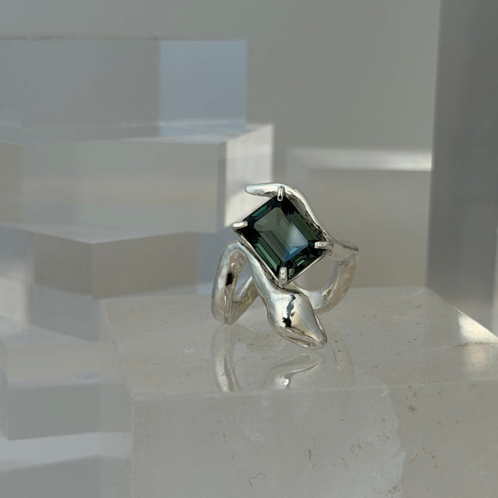 Sacred Gem Snake Ring