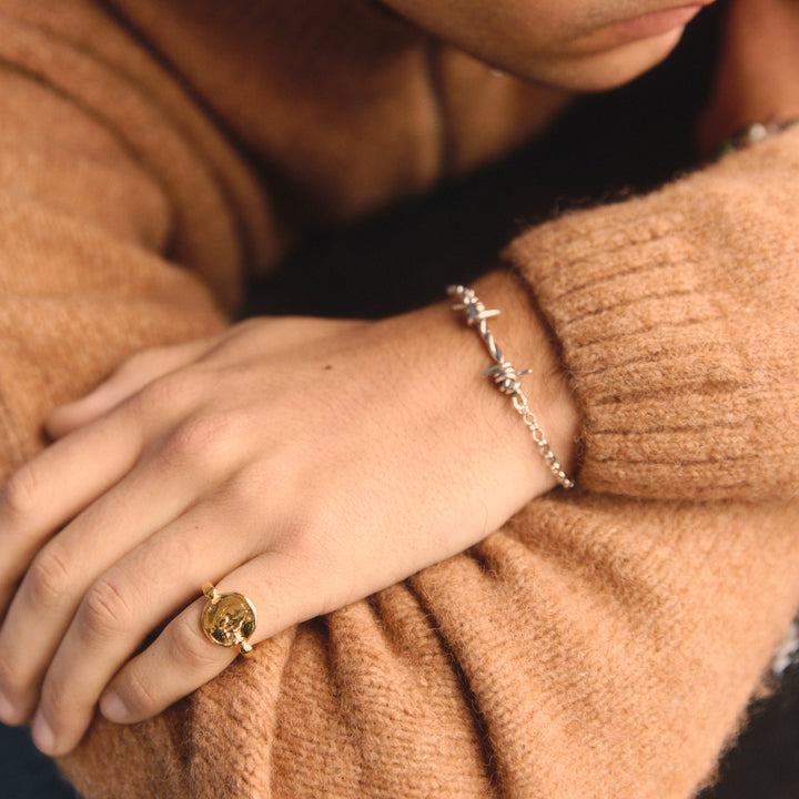 Holy Coin Band 14k