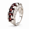 Glacier Ring Garnet