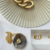 Slick Gemstone Signet 14K
