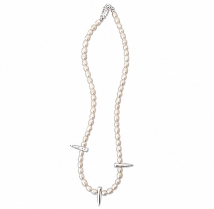 Spike Pearl Necklace