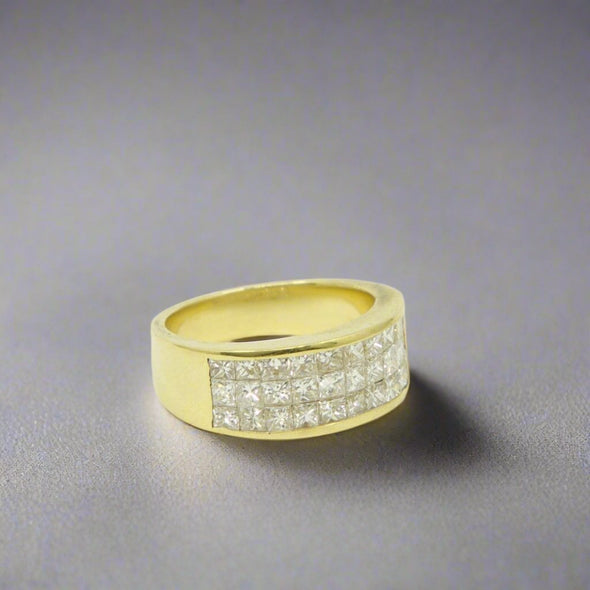 VINTAGE Chunky Diamond Band