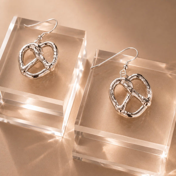 Pretzel Earrings