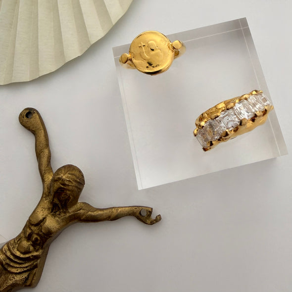 Glacier Ring - Moissanite 14k