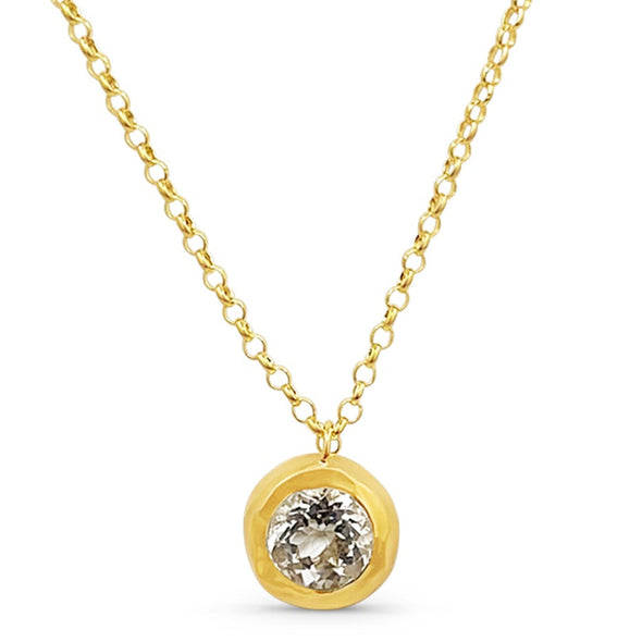 Hefty Nugget Pendant 14k