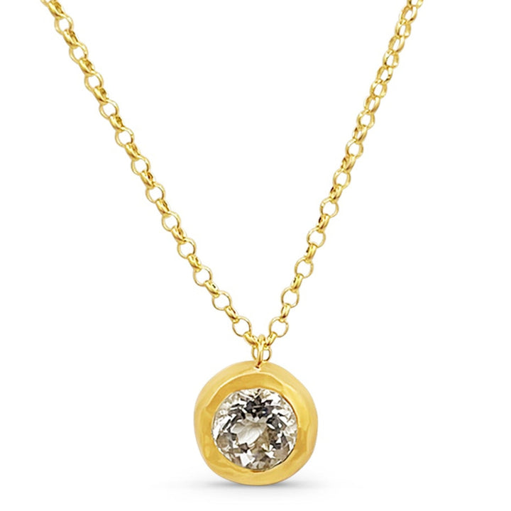 Hefty Nugget Pendant 14k