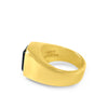 Slick Gemstone Signet 14K