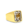Slick Gemstone Signet 14K