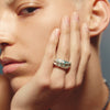 Glacier Ring -Green Amethyst