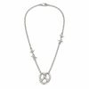 Barbed Wire Pretzel Necklace