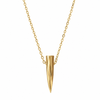 Spike Slider Necklace 14k