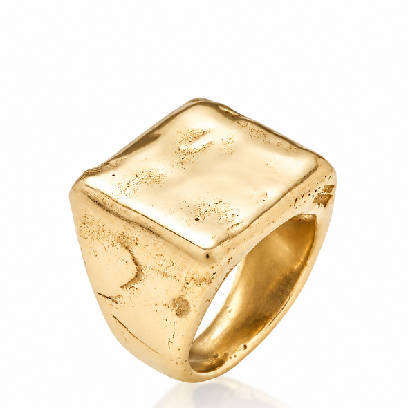 Square Signet Ring 14k