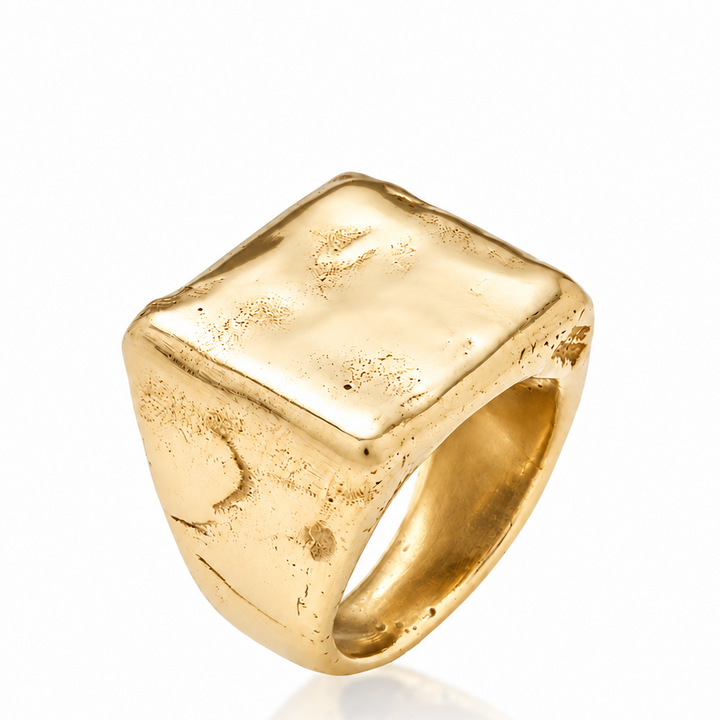Square Signet Ring 14k