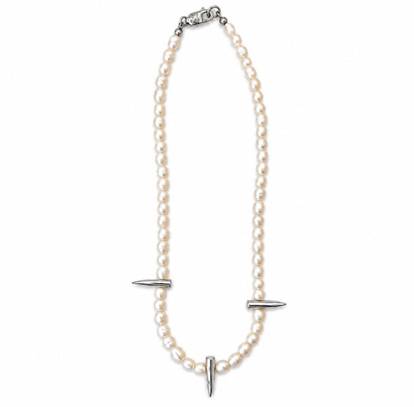 Spike Pearl Necklace