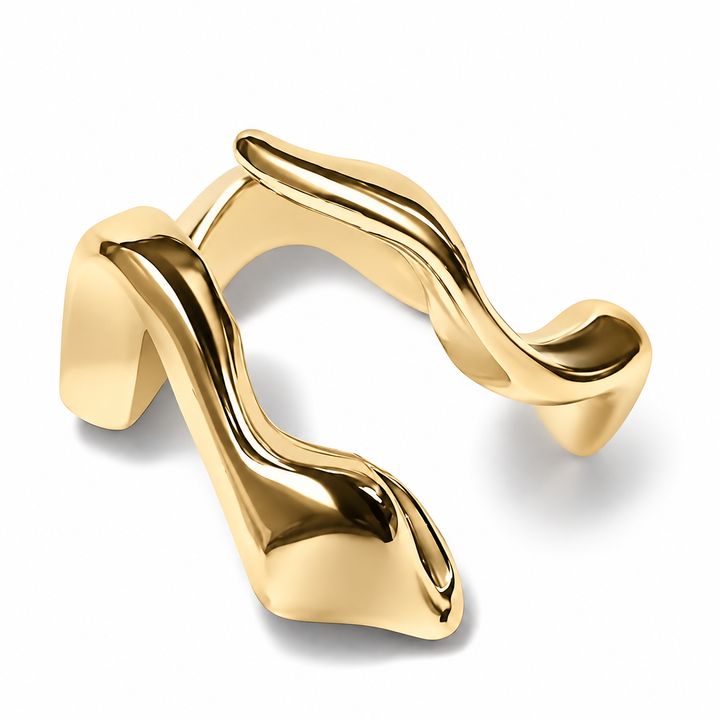Open Snake ring 14k