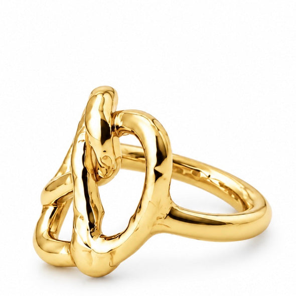 Pretzel Ring 14k