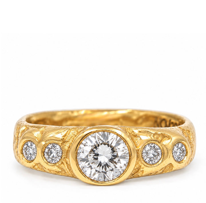 5 Diamond Band 14K