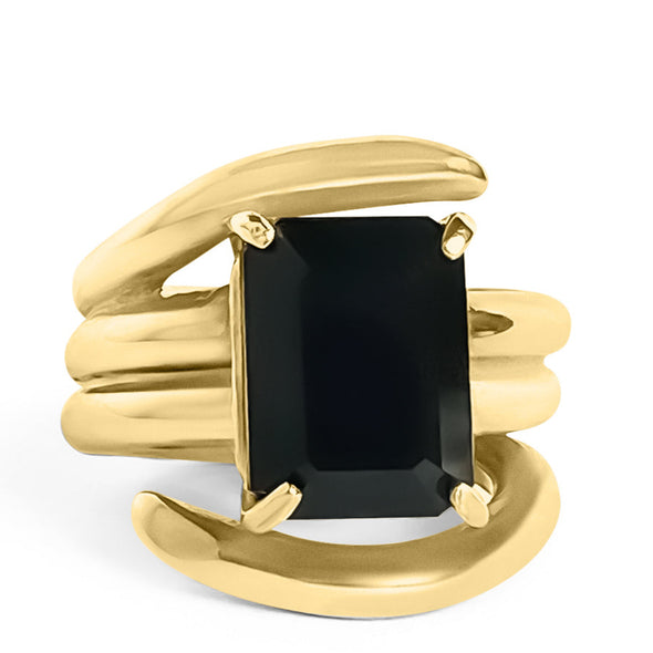 Deco Wrap Ring Gold