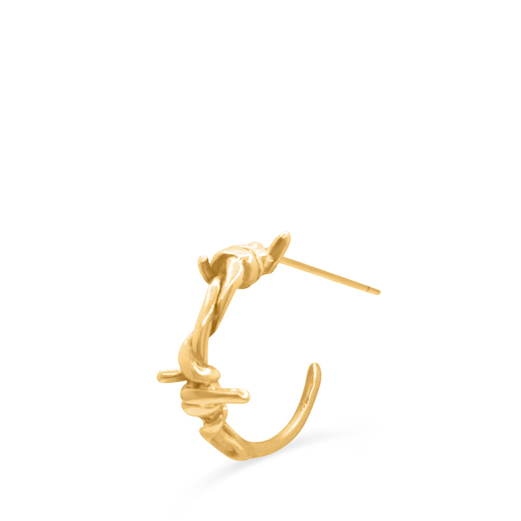 14k Polished 5mm Hinged Huggie Hoop Earrings - Quality Gold