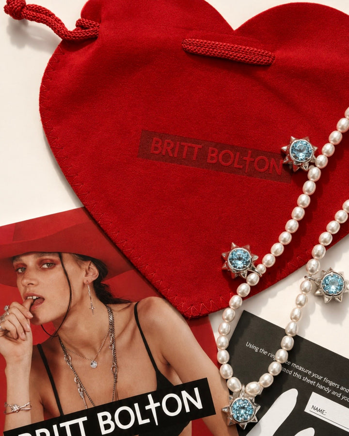 Five Sun Pearl Necklace