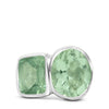 Green gemstone Sterling Silver handmade ring by Britt Bolton