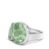 Green gemstone Sterling Silver handmade ring by Britt Bolton