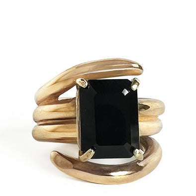 Deco Wrap Ring Gold