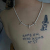 Spike Pearl Necklace