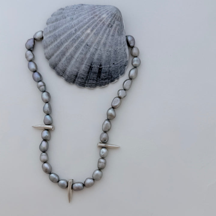 Spike Pearl Necklace - Limited Edition