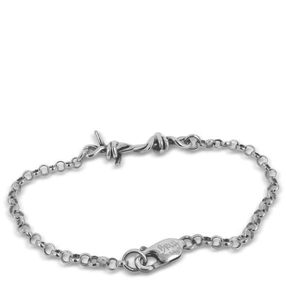 Single Link Barbed Wire Bracelet