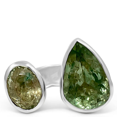 Britt Bolton gemstone sterling silver handmade custom ring