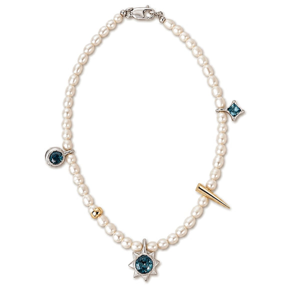 Celestial Pearl Necklace Mixed