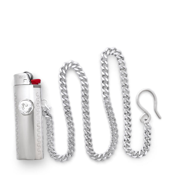 Holy Coin Lighter Case with Chain