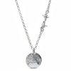 Memento Mori Coin Barbed Wire Necklace