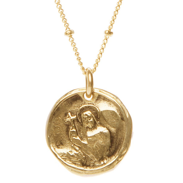 Holy Coin Necklace 14k