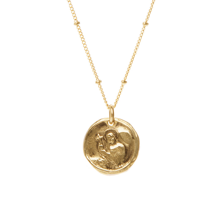 Holy Coin Necklace 14k
