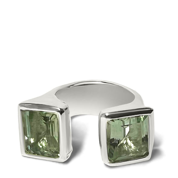 Open Gemstone cocktail ring