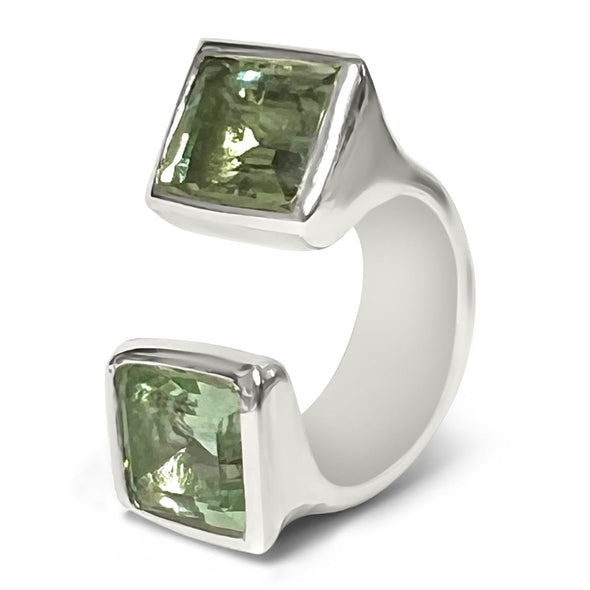Open Gemstone cocktail ring